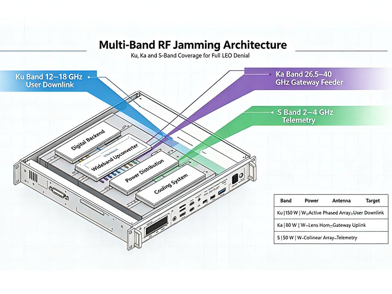 3 Proven Multi-Band RF Jammer Setups for Total LEO Denial
