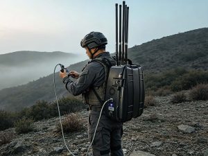 Manpack Starlink Jamming System for Special Forces
