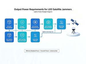 Starlink jammer output power requirements for LEO satellites